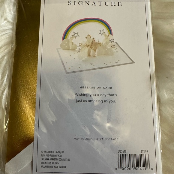 🧡10/$10 Holographic Greeting Card - Picture 4 of 5